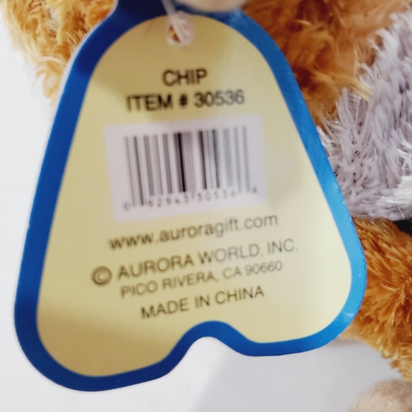 Aurora Flopsies Collecion CHIP The Chipmunk NWT - Picture 9 of 11